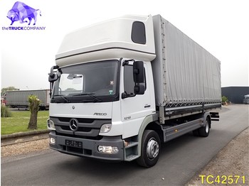 Curtainsider truck Mercedes-Benz Atego 1218 Euro 5: picture 1