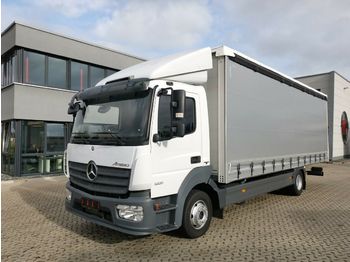 Curtainsider truck Mercedes-Benz Atego 1221 LnR / Rückfahrk. / EDSCHA /NEUE PLANE: picture 1