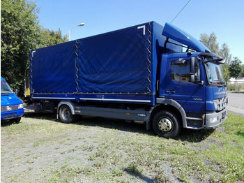 Curtainsider truck Mercedes-Benz Atego  1222 L Klima Ladebordwand Diff.Sperre TOP: picture 1