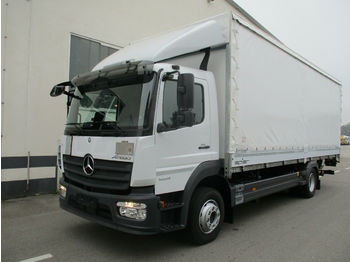 Curtainsider truck Mercedes-Benz Atego 1224L Plane + LBW Euro 6: picture 1