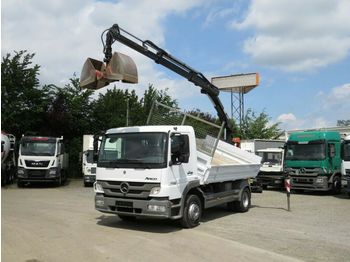 Tipper Mercedes-Benz Atego 1224 2-Achs Kipper Heckkran Hiab 077 BS-2: picture 1