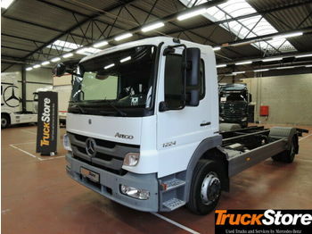 Cab chassis truck Mercedes-Benz Atego 1224 L S-Fahrerhaus ABS 4x2 Euro5: picture 1