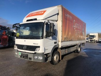 Curtainsider truck Mercedes-Benz Atego 1224 Plane mit Ladebordwand, Manual, Euro 5: picture 1