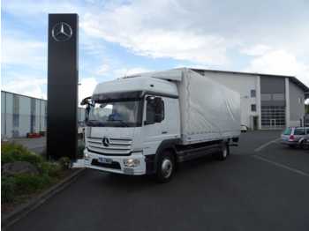 Dropside/ Flatbed truck Mercedes-Benz Atego 1530 L 4x2 Pritsche/Plane + LBW Euro 6: picture 1