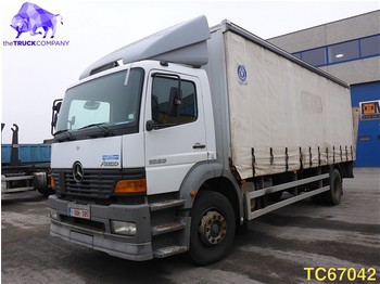 Curtainsider truck Mercedes-Benz Atego 1823 Euro 2: picture 1