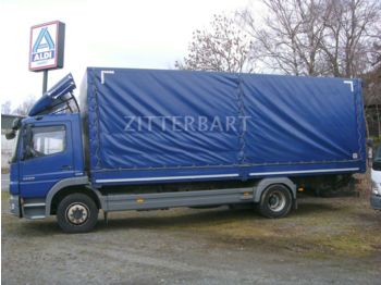 Curtainsider truck Mercedes-Benz Atego 2 4-Zyl. 4x2 BM 970/2/4/6 1222  4x2 OM 924: picture 1