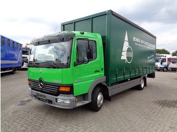 Curtainsider truck Mercedes-Benz Atego 815 + Manual + Dhollandia Lift: picture 1