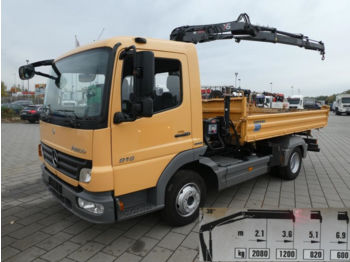 Tipper Mercedes-Benz Atego 816 K  2-Achs Kipper Kran: picture 1