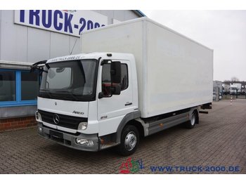 Box truck Mercedes-Benz Atego 816 Koffer LBW 1 to. 3 Sitzer 2 x AHK R-CD: picture 1