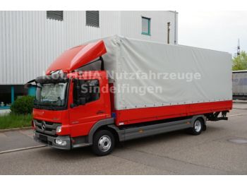 Curtainsider truck Mercedes-Benz Atego 818L Pritsche 7,12m Plane LBW Klima Kamera: picture 1