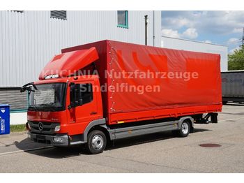 Curtainsider truck Mercedes-Benz Atego 818L Pritsche 7,22m Plane LBW Klima Kamera: picture 1