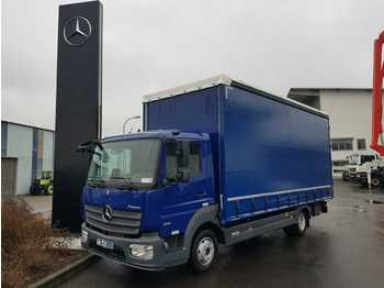 Curtainsider truck Mercedes-Benz Atego 818  L Pritsche/Plane Klima Schiebplanen: picture 1