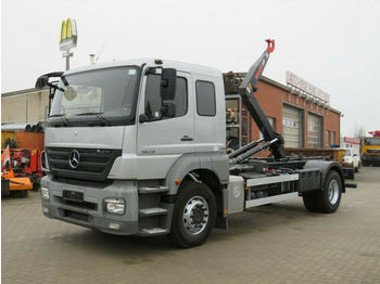 Hook lift truck Mercedes-Benz Axor 1829 Abrollkipper 6 Sitzer org.89TKM: picture 1