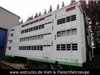 Livestock truck Mercedes-Benz KABA 4 Stock Vollalu 2004 Hubdach: picture 1