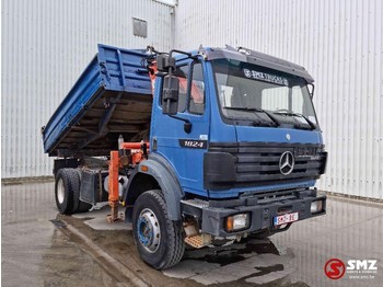 Tipper, Crane truck Mercedes-Benz SK 1824 4x4 atlas: picture 1
