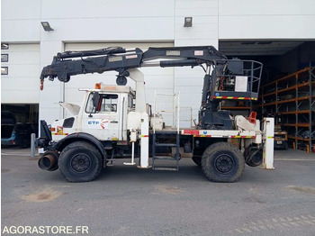 Truck  Mercedes-Benz Unimog Rail/Route benne grue - 1989/ 66131KM