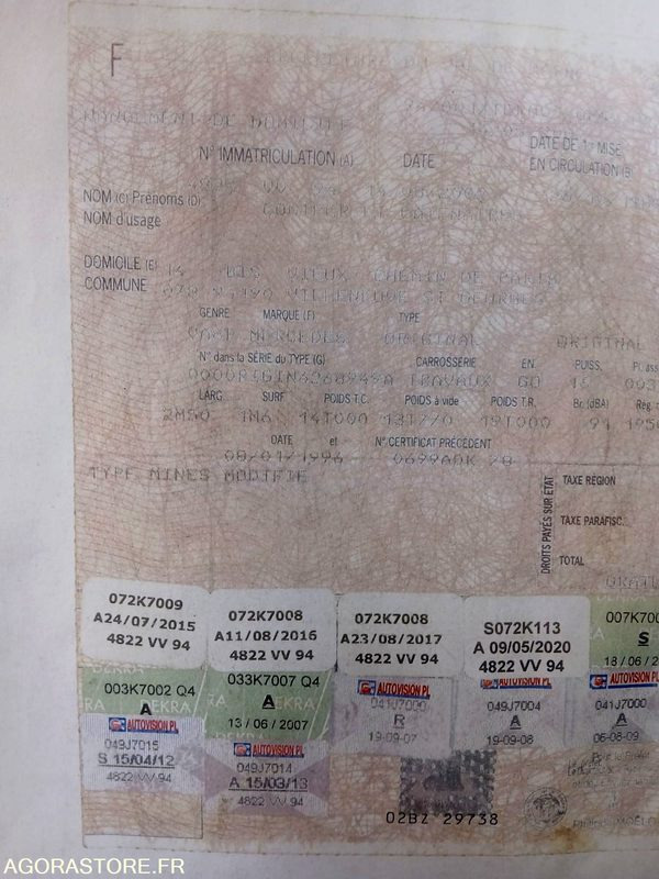 Truck Mercedes-Benz Unimog Rail/Route benne grue - 1989/ 66131KM