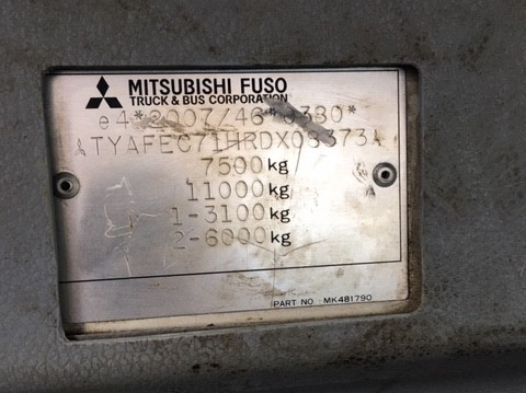 Tipper Mitsubishi Fuso Canter 7C15 4x2 RHD tipper: picture 16