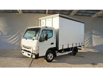 Curtainsider truck Mitsubishi Fuso Canter 7C15 pritsche 3,7m / zwilling: picture 1