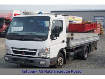 Dropside/ Flatbed truck Mitsubishi Fuso Canter Pritsche Anhängerkupplung Euro 4: picture 1