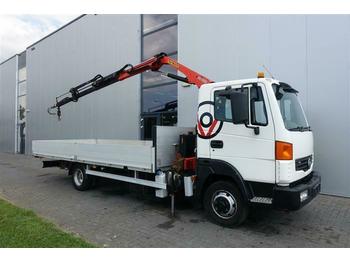 Dropside/ Flatbed truck Nissan ATLEON 180 4X2 MANUAL PALFINGER PK4100 EURO 4: picture 1