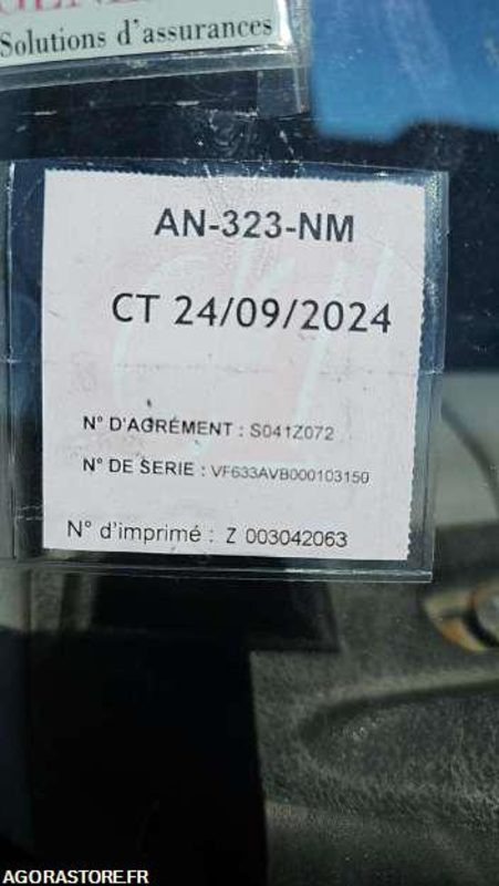Truck PORTEUR BENNE RENAULT KERAX - AN323NM
