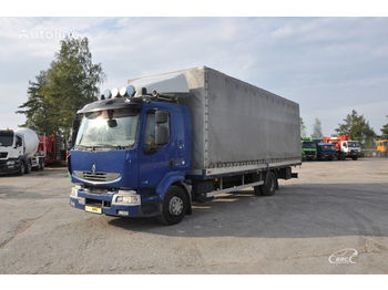 Curtainsider truck RENAULT 180 240.12: picture 1