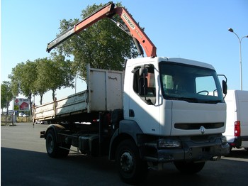 Tipper for transportation of bulk materials RENAULT KERAX 300 BENNE GRUE: picture 1