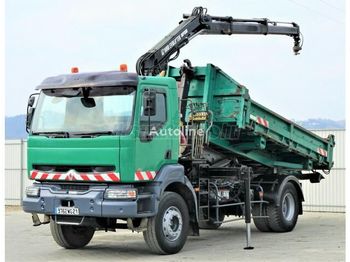 Hook lift truck, Crane truck RENAULT MIDLUM 240 DXI Darus Billencs: picture 1
