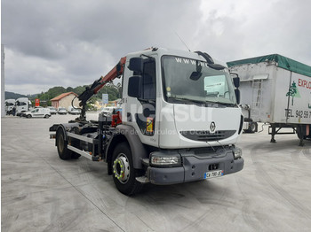 Tipper, Crane truck RENAULT MIDLUM 270.16: picture 1