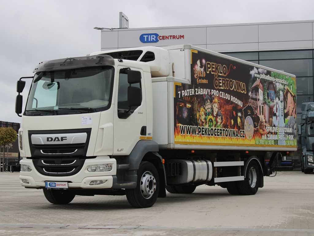 Refrigerator truck DAF LF 260 FA, EURO 6, TAIL LIFT,PNEU 80%,MOTO CLIMA