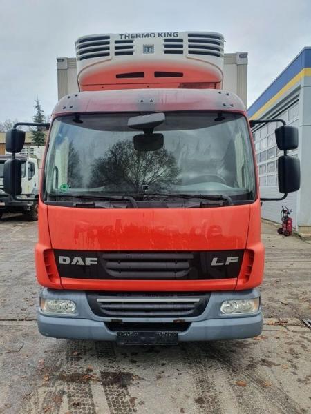 Refrigerator truck DAF LF 45 220 L Tief Kühl TK TS 500e 12to STS Koffer