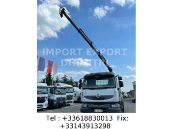 Dropside/ Flatbed truck, Crane truck Renault 360dxi: picture 1