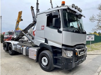 Hook lift truck Renault C480 6x2/4 (ROBSON DRIVE) HAAKSYSTEEM / PORTE CONTAINER / ABROLLKIPPER --- 261.000km - NOYENS HAAK - EURO 6 - TOP STAAT: picture 1