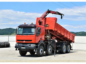Tipper, Crane truck Renault KERAX 420 DCI Kipper 6,30m+FASSI F95AXS.21+FUNK: picture 1