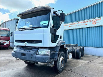 Renault Kerax 320 6x4 FULL STEEL CHASSIS (MANUAL GEARBOX / FULL STEEL SUSPENSION / REDUCTION AXLES / AIRCONDITIONING) - Cab chassis truck: picture 1