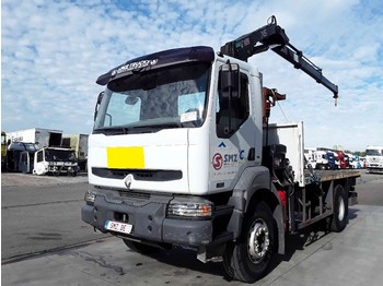 Dropside/ Flatbed truck Renault Kerax 320 DCI hiab 144-b2 remote control: picture 1
