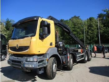 Hook lift truck, Crane truck Renault Kerax 410 DXI: picture 1