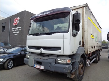 Curtainsider truck Renault Kerax 420 DCI 6x4 / lames/steel bache: picture 1