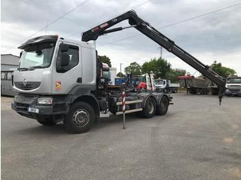 Hook lift truck, Crane truck Renault Kerax 430 DXI: picture 1