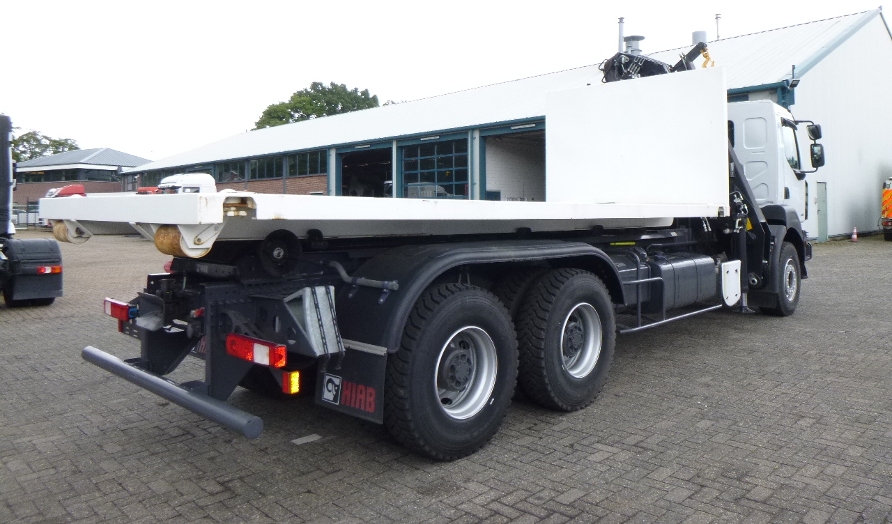 Dropside/ Flatbed truck, Crane truck Renault Kerax 440 dxi 6x4 + Hiab 1620Z 80 + XR21S cont. hook: picture 12