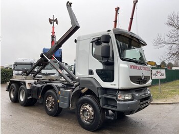 Hook lift truck Renault Kerax 450 8x4 - HAAKSYSTEEM / ABROLLKIPPER / AMPLIROL- Steel spring hub reduction / susp lames - ponts redacteurs: picture 1