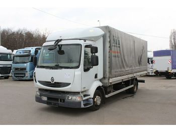 Curtainsider truck Renault MIDLUM 220.12 P 4x2  PNEU 90%: picture 1