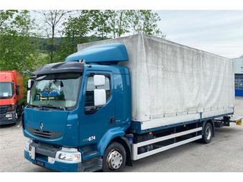 Curtainsider truck Renault - MIDLUM 270 12L mit LBW: picture 1