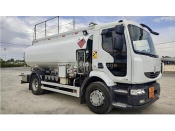 Tank truck for transportation of fuel Renault MIDLUM 270.18 D HEAVY CITERNE MAGYAR MDA 4 COMPARTIMENTS 12 000 L: picture 1