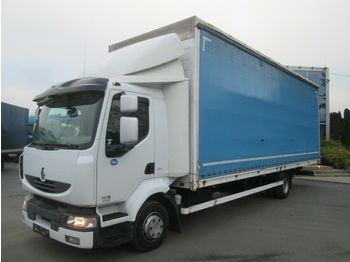 Curtainsider truck Renault Midlum 12.180 1 Liege: picture 1