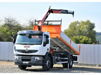 Tipper, Crane truck Renault PREMIUM 280 DXI* KIPPER + FASSI F110A.22: picture 1
