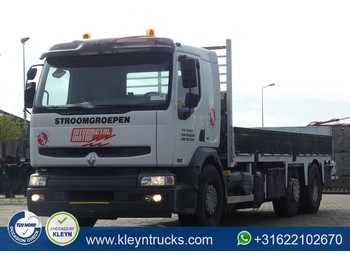 Dropside/ Flatbed truck Renault PREMIUM 370 6x2 airco: picture 1