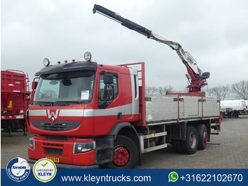 Dropside/ Flatbed truck Renault PREMIUM 380 6x2 e5 kennis roller: picture 1
