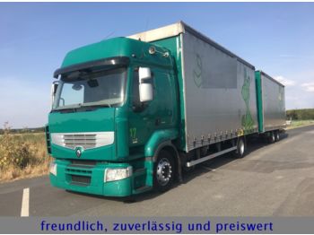 Curtainsider truck Renault PREMIUM 460  * RETARDER*JUMBO ZUG *MIT ANHÄNGER*: picture 1